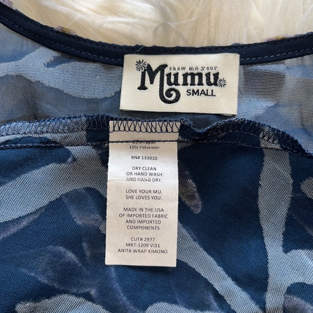 NWOT Show Me Your Mumu Anita Wrap Kimono ~ in The Vinings Burn Out - Picture 13 of 13